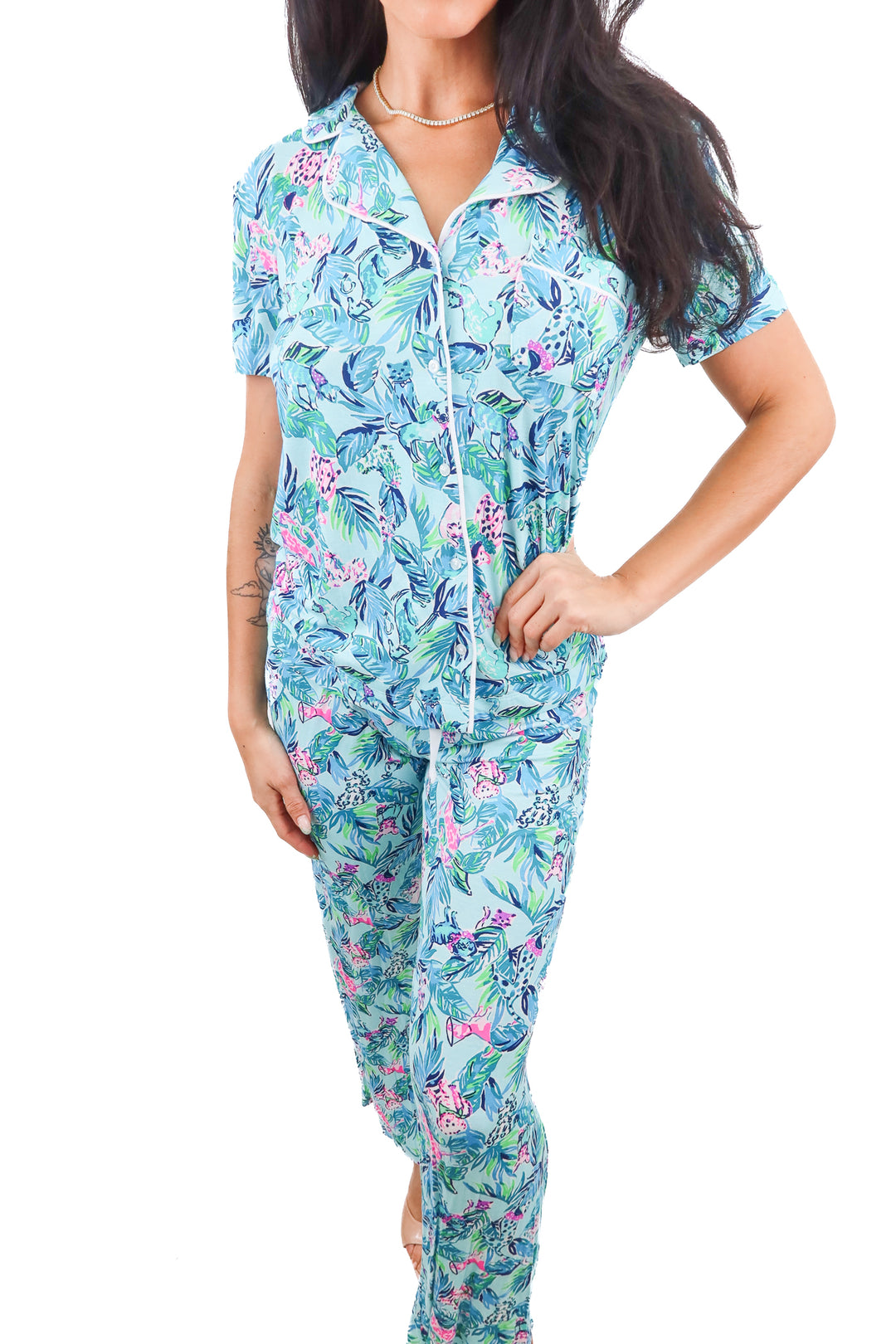 Lilly Pulitzer Puppy Pajamas (M; retail $148)