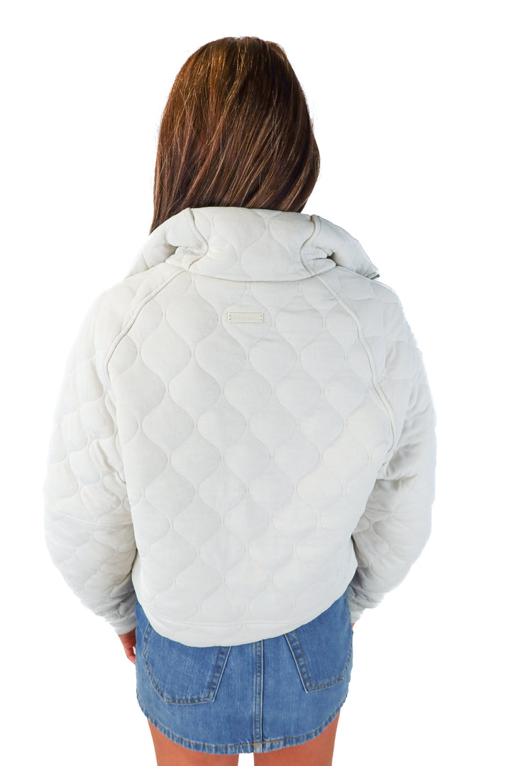 lululemon quilted quarter zip (XS/S)