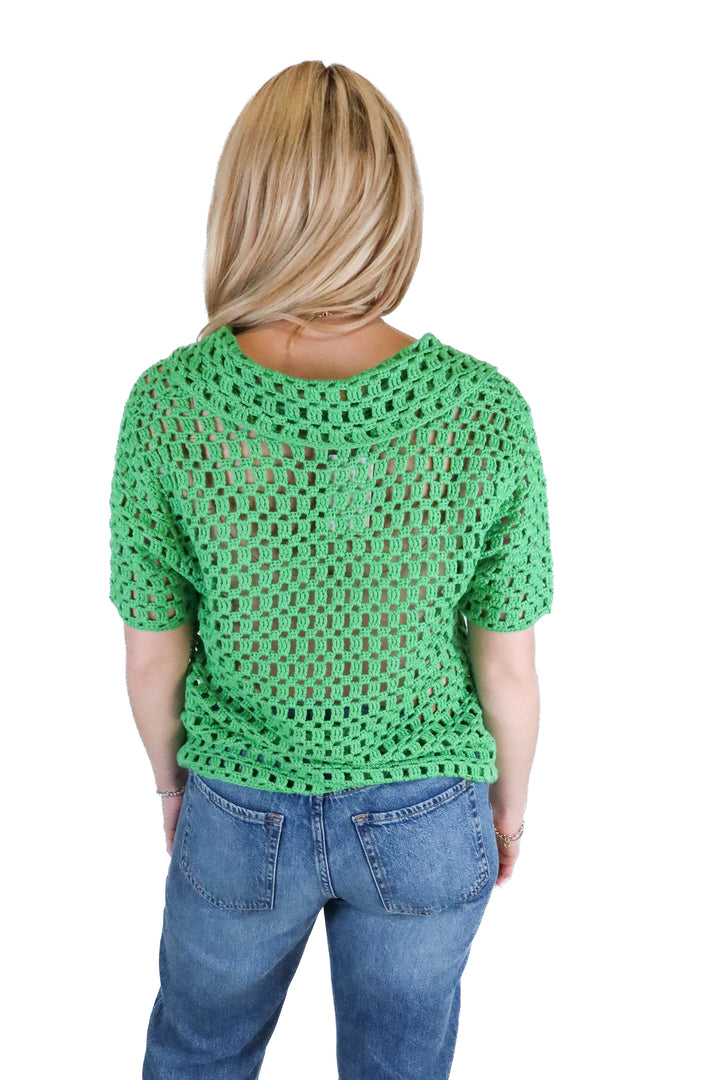 More To Come green knitted sweater (XS)