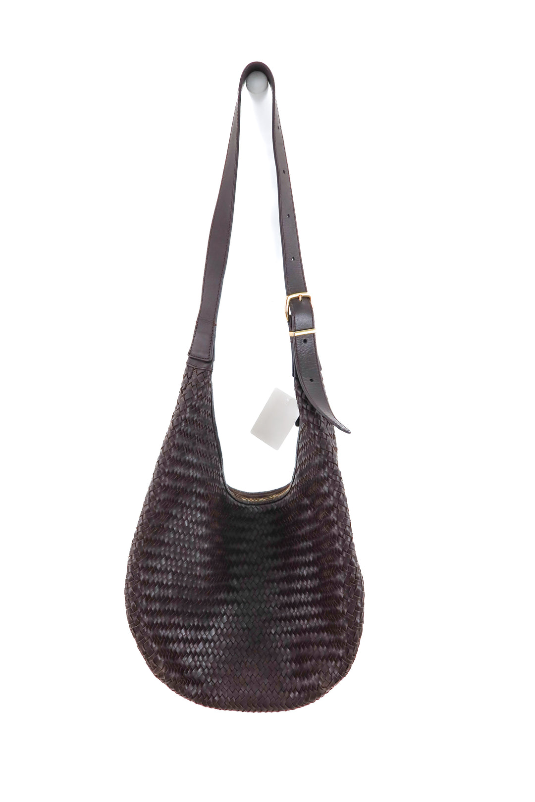 madewell brown woven tote (retail $198)