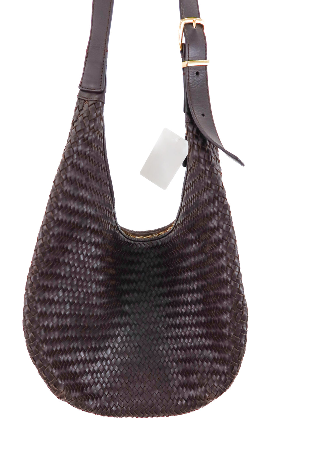 madewell brown woven tote (retail $198)