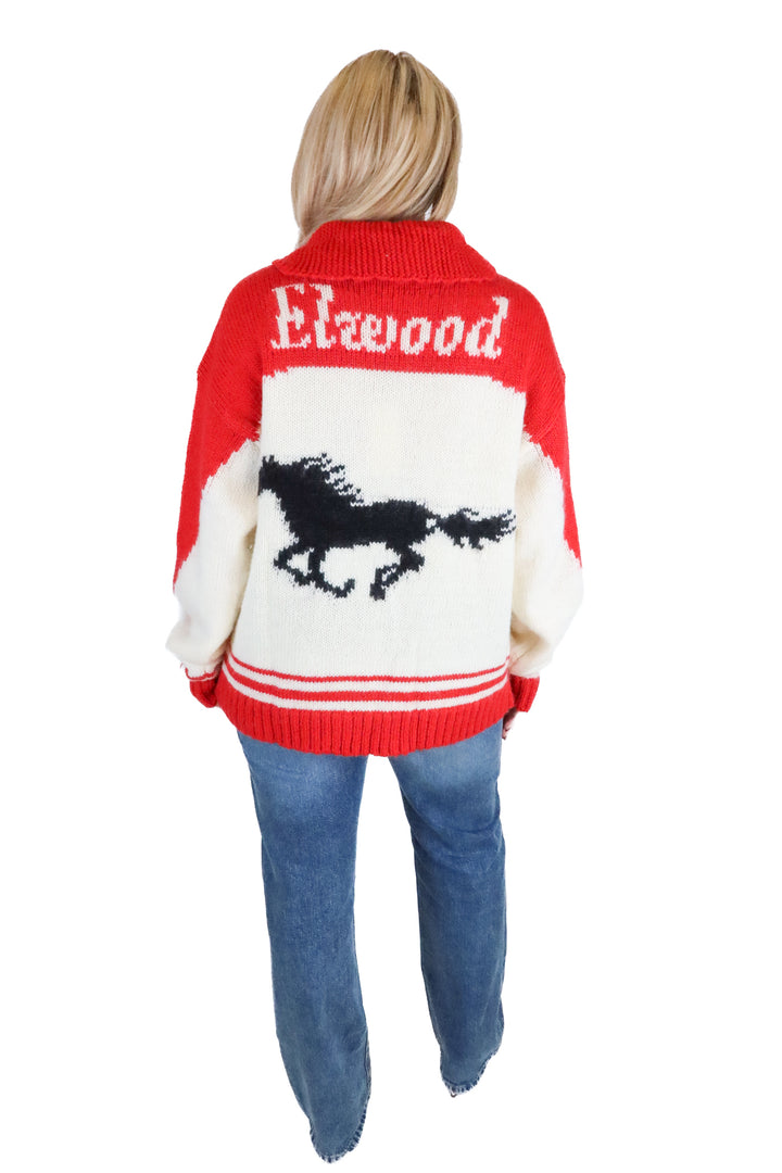 elwood Stallion cardigan NWT (s; retail $125)