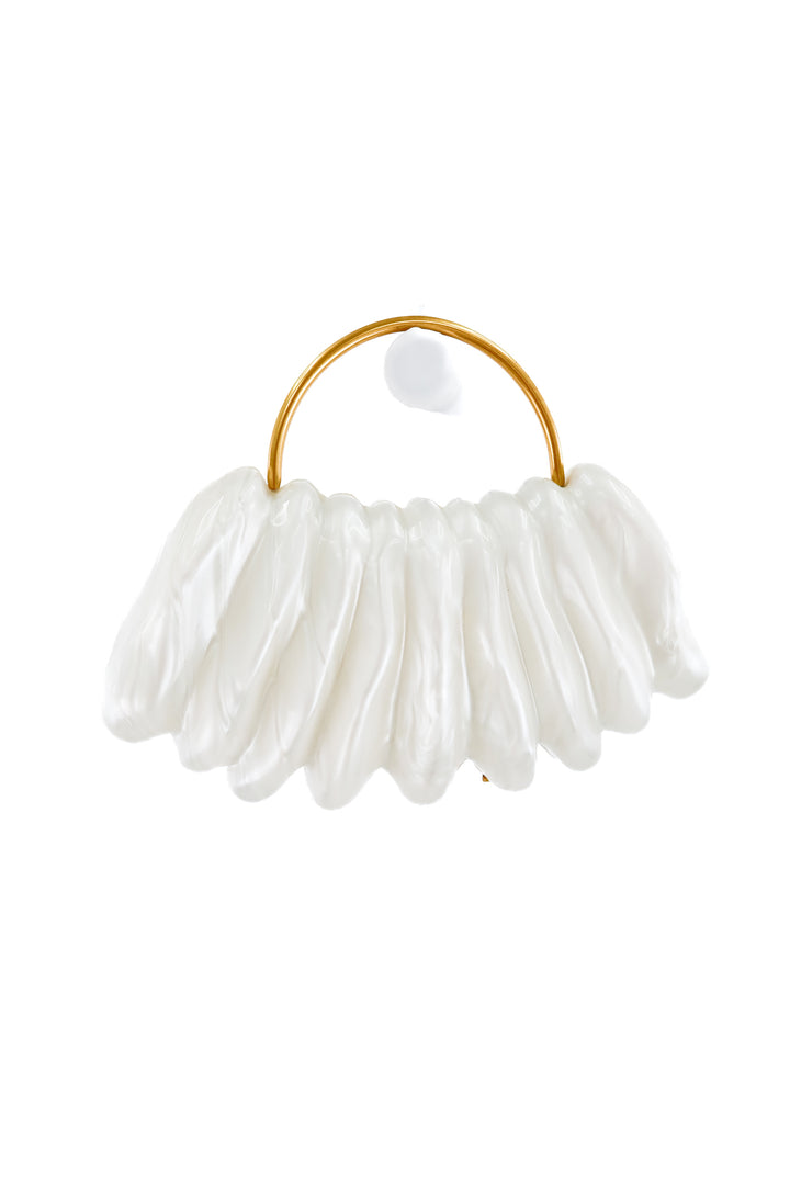 zara acrylic shell bag