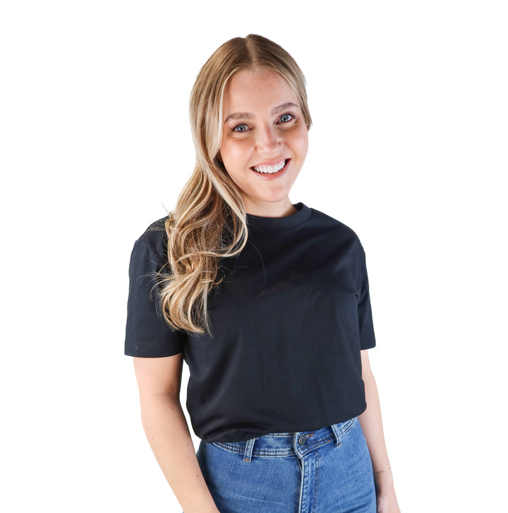Spanx black short sleeve bodysuit (s; retails for $98)