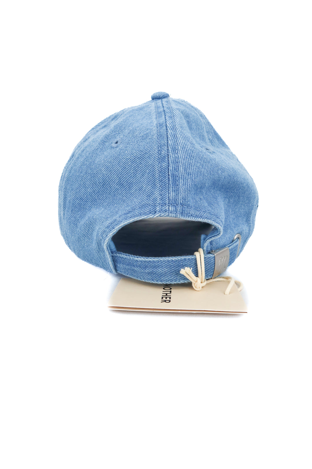 mother denim baby blue baseball hat NWT (os; retail $50)