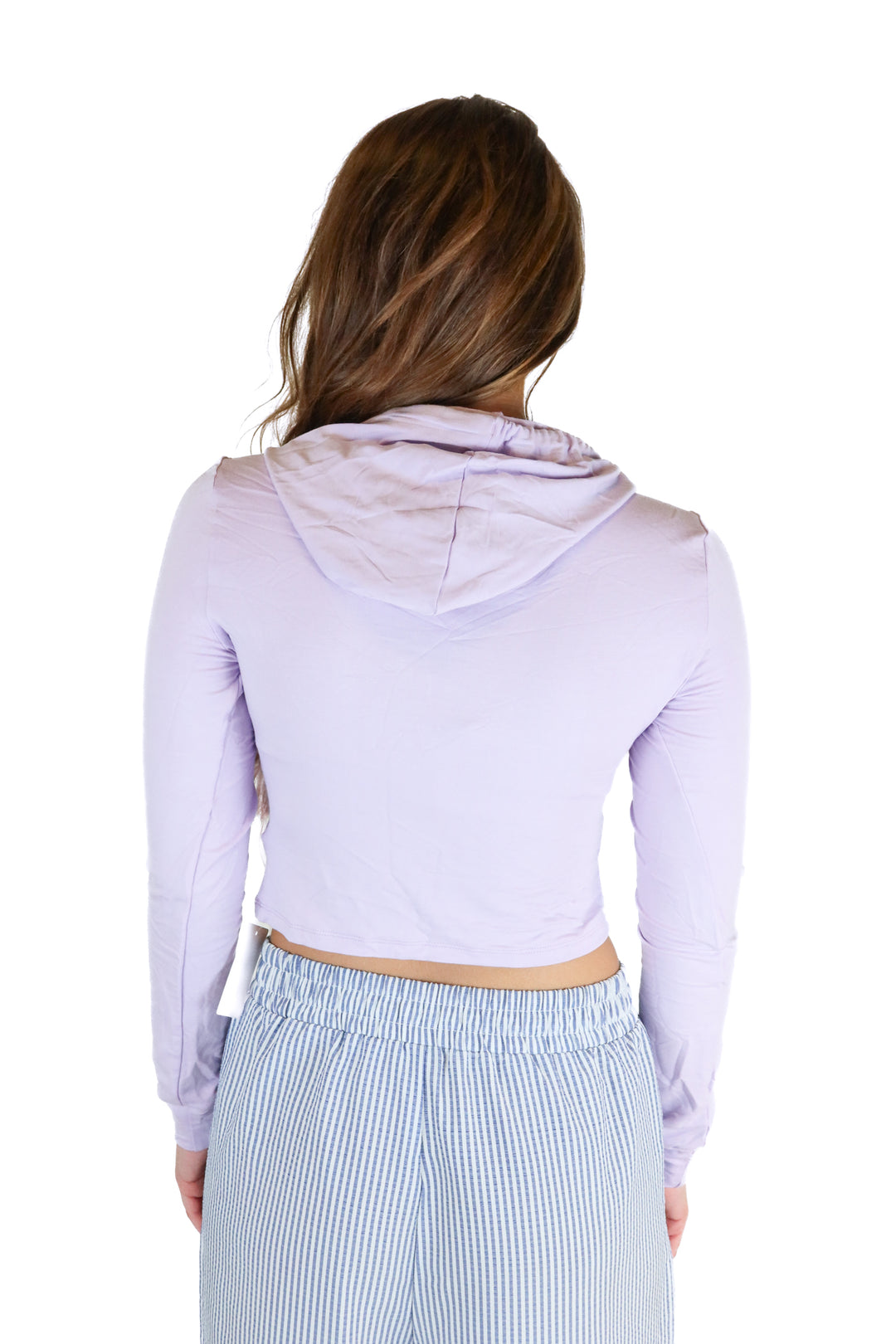 halara lilac activewear hoodie top NWT (S; retail $39.95)
