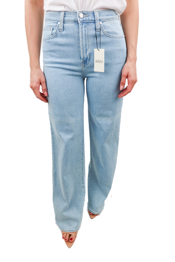 Just Black Denim Makenna light wash wide leg jeans NWT (24; retail $98)