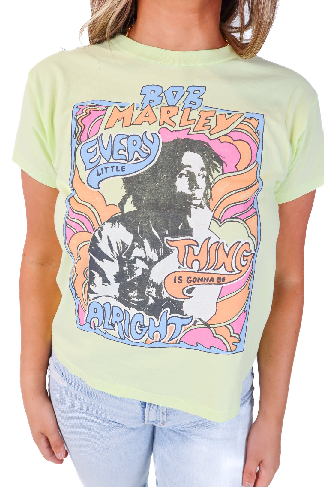 daydreamer lime green tee (m; retail $88)