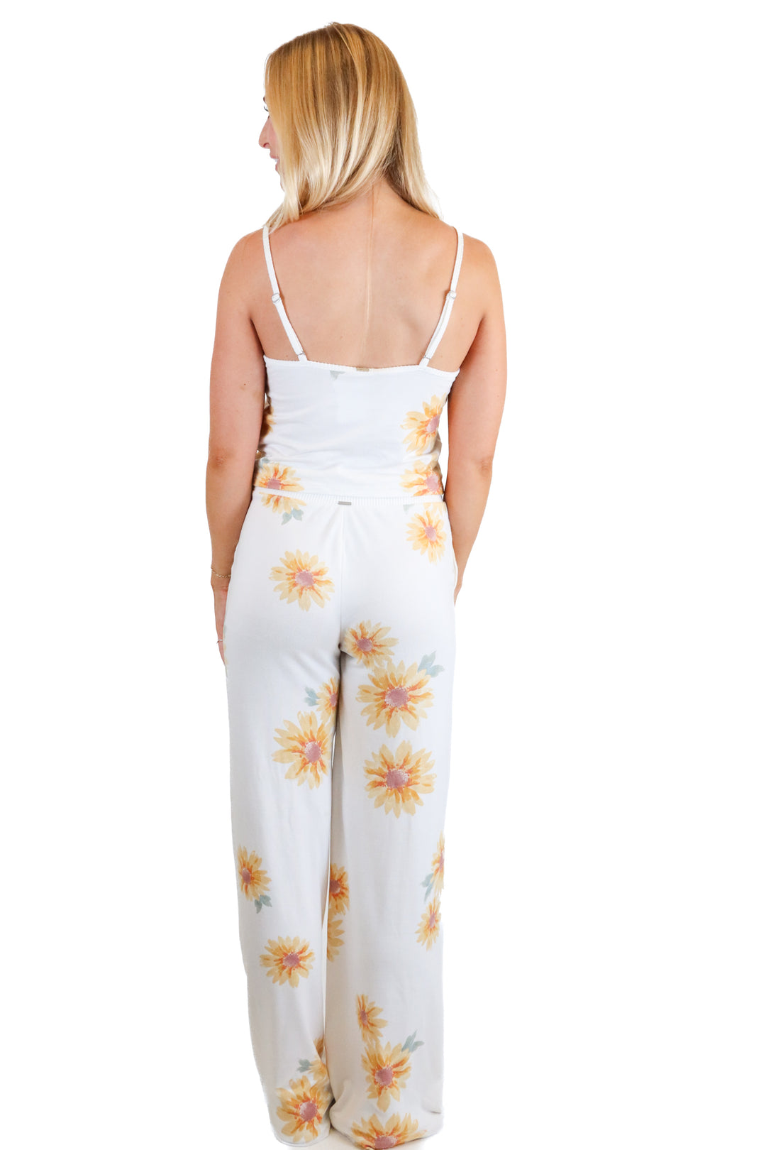 Gilly Hicks Cream Sunflower Lounge Set (XS)