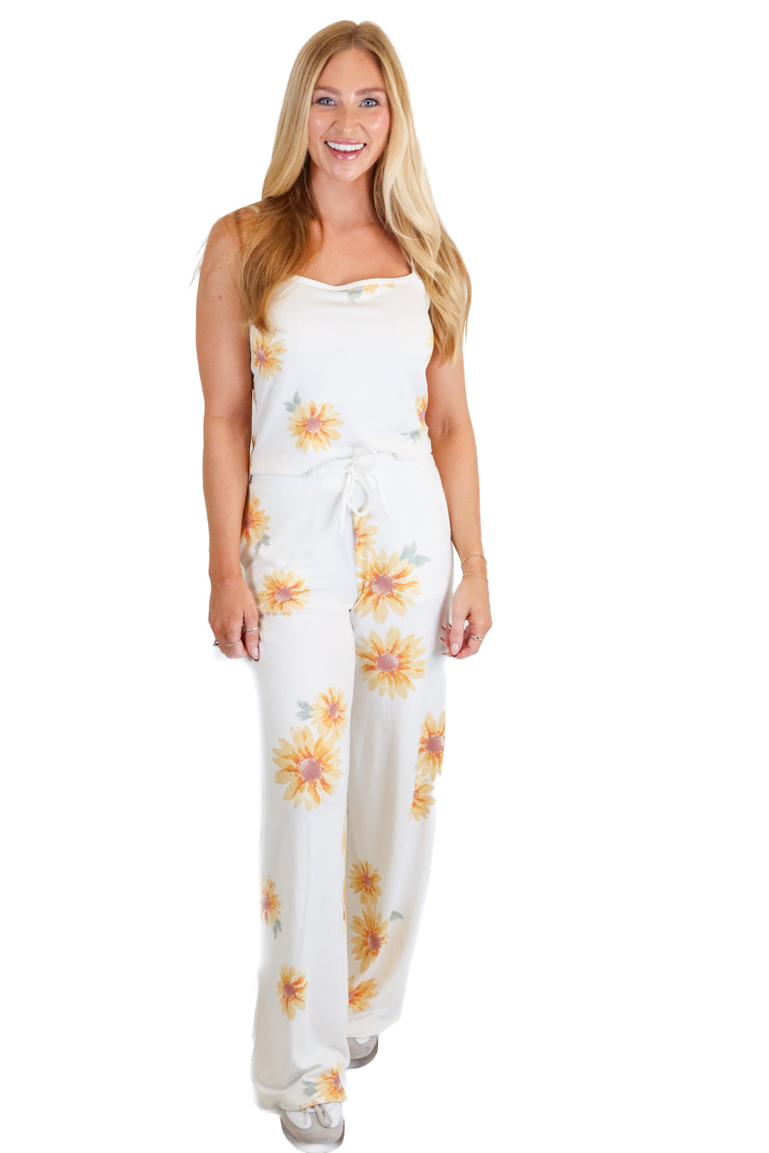 Gilly Hicks Cream Sunflower Lounge Set (XS)