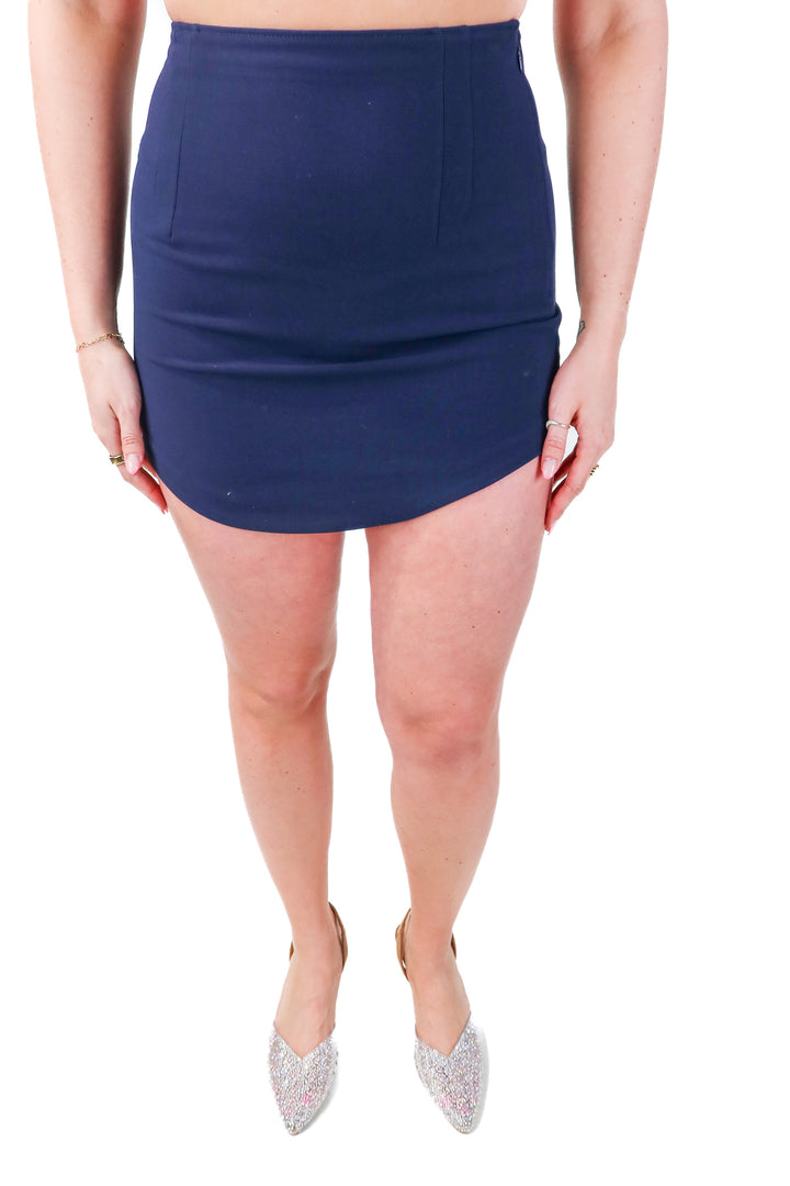 abercrombie & fitch navy skirt NWT (s; retails $55)