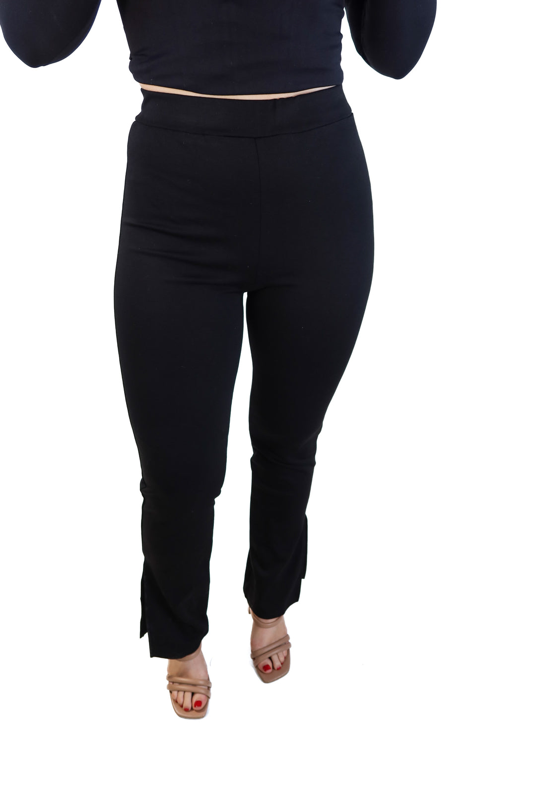 Vici black flare pull on pants (s; retails for $48)