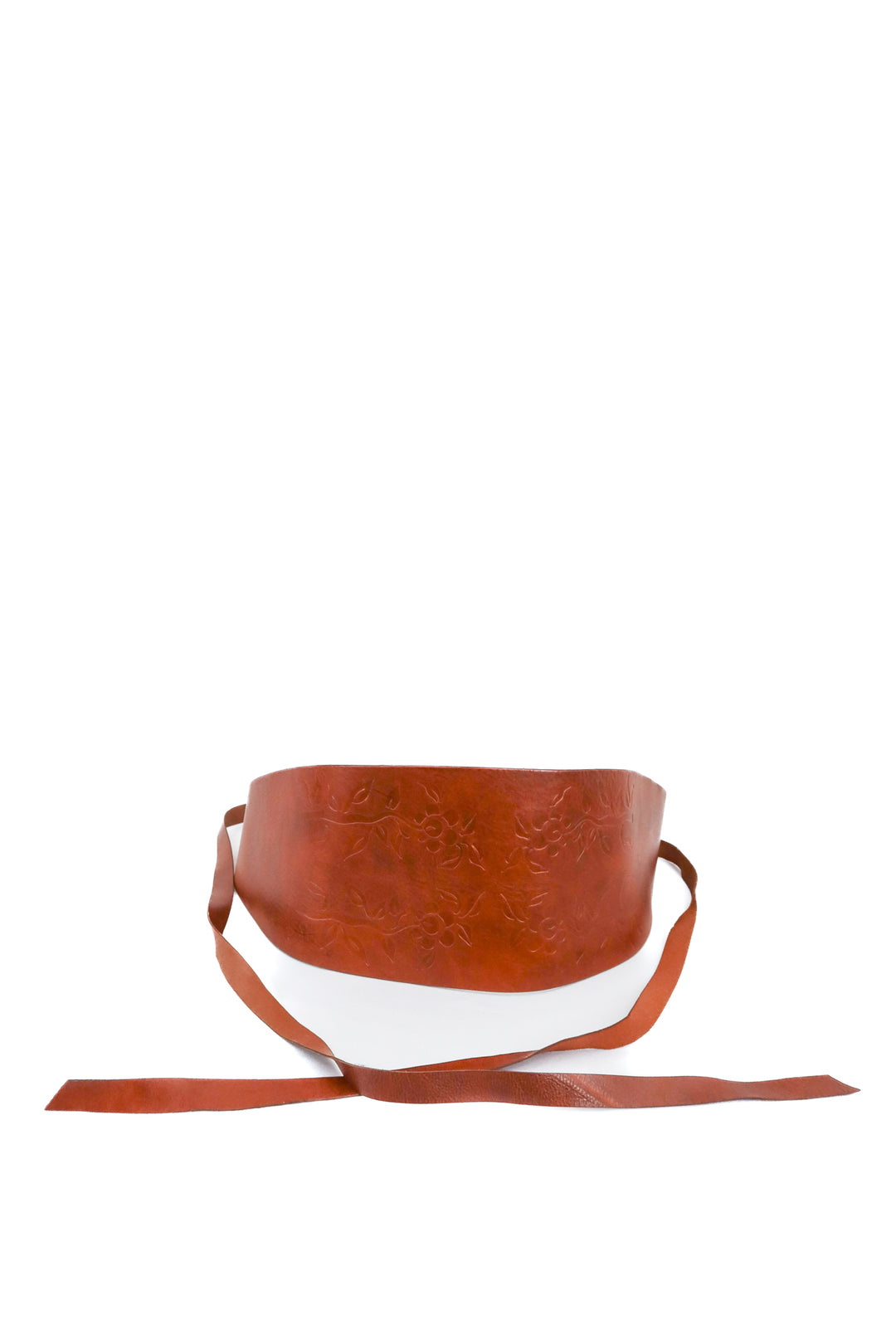 zara brown thick leather lace up belt