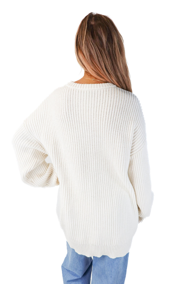 majorelle red bow sweater (m; retail $218)