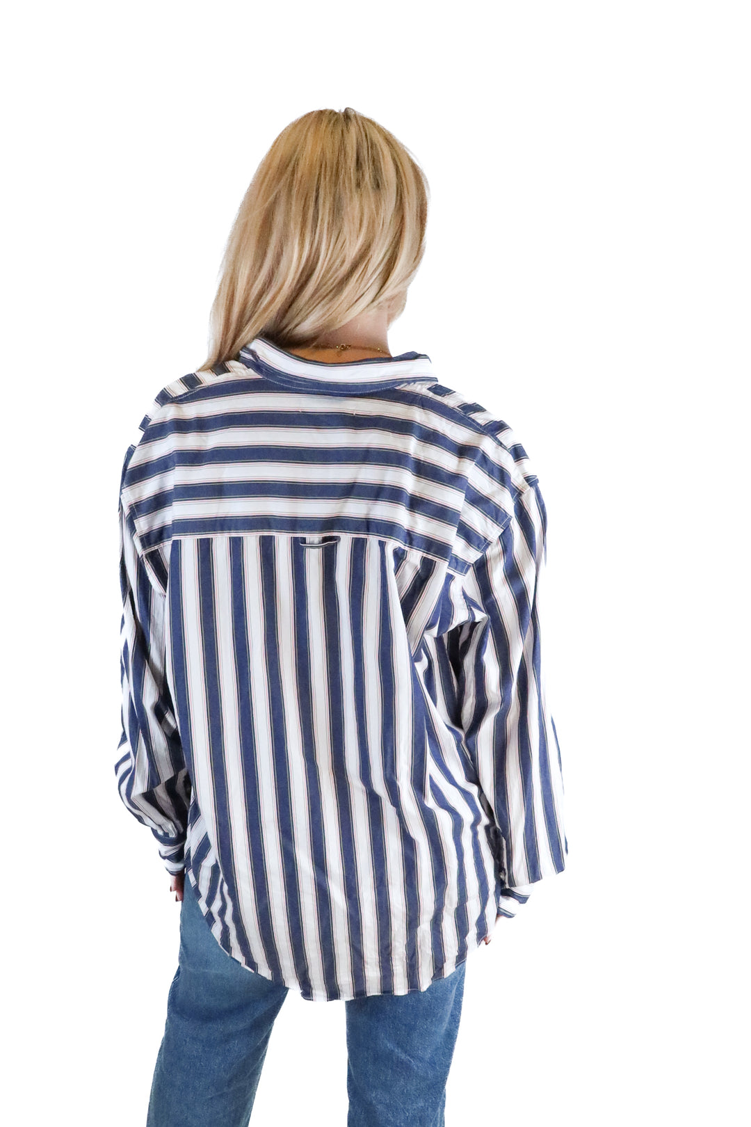 Heavy Manners striped button up (m; retail $189)