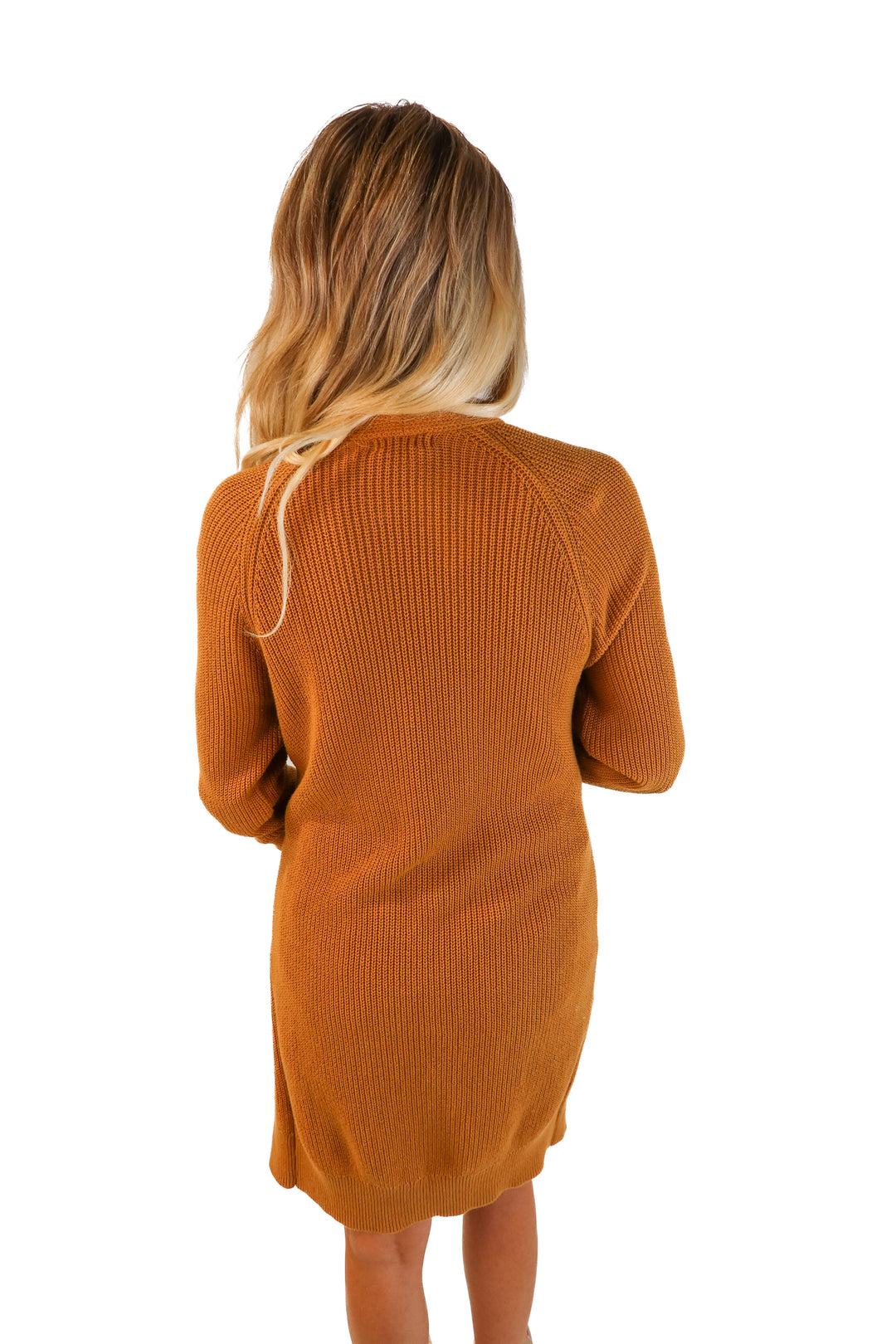 BP brown knit cardigan (XXS)