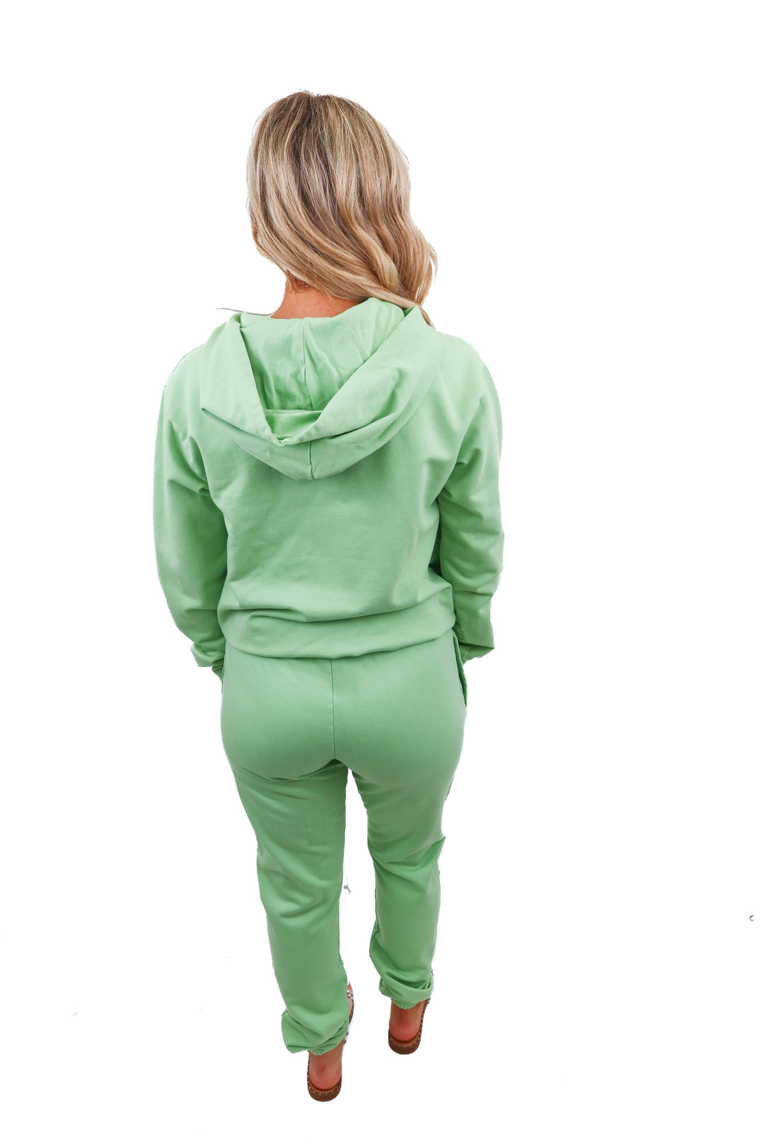 Talentless mint green sweatpant/hoodie set (S)