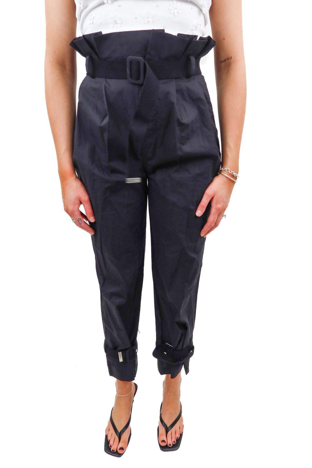 L'Academie black belted pants (XS) NWT
