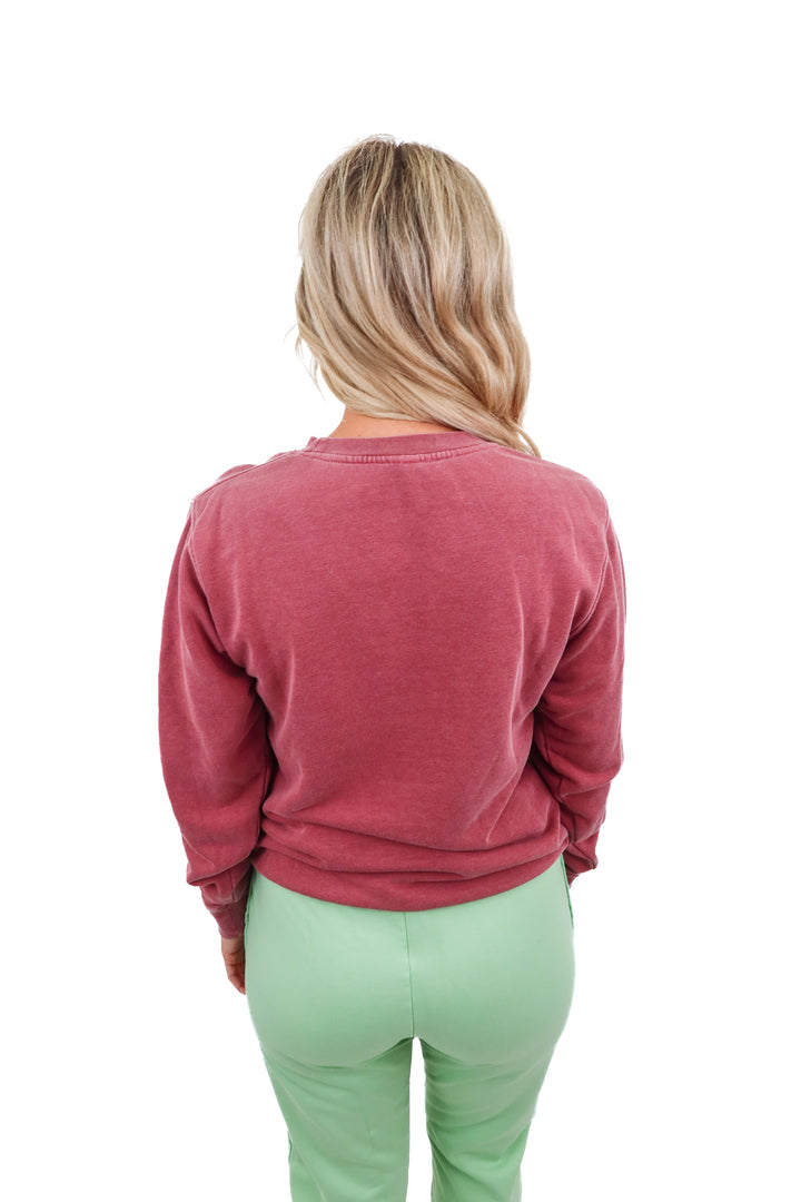 living fully "fall-elujah" crewneck (s)
