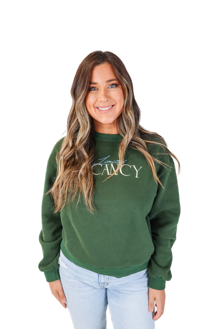 vacancy green crewneck (4)
