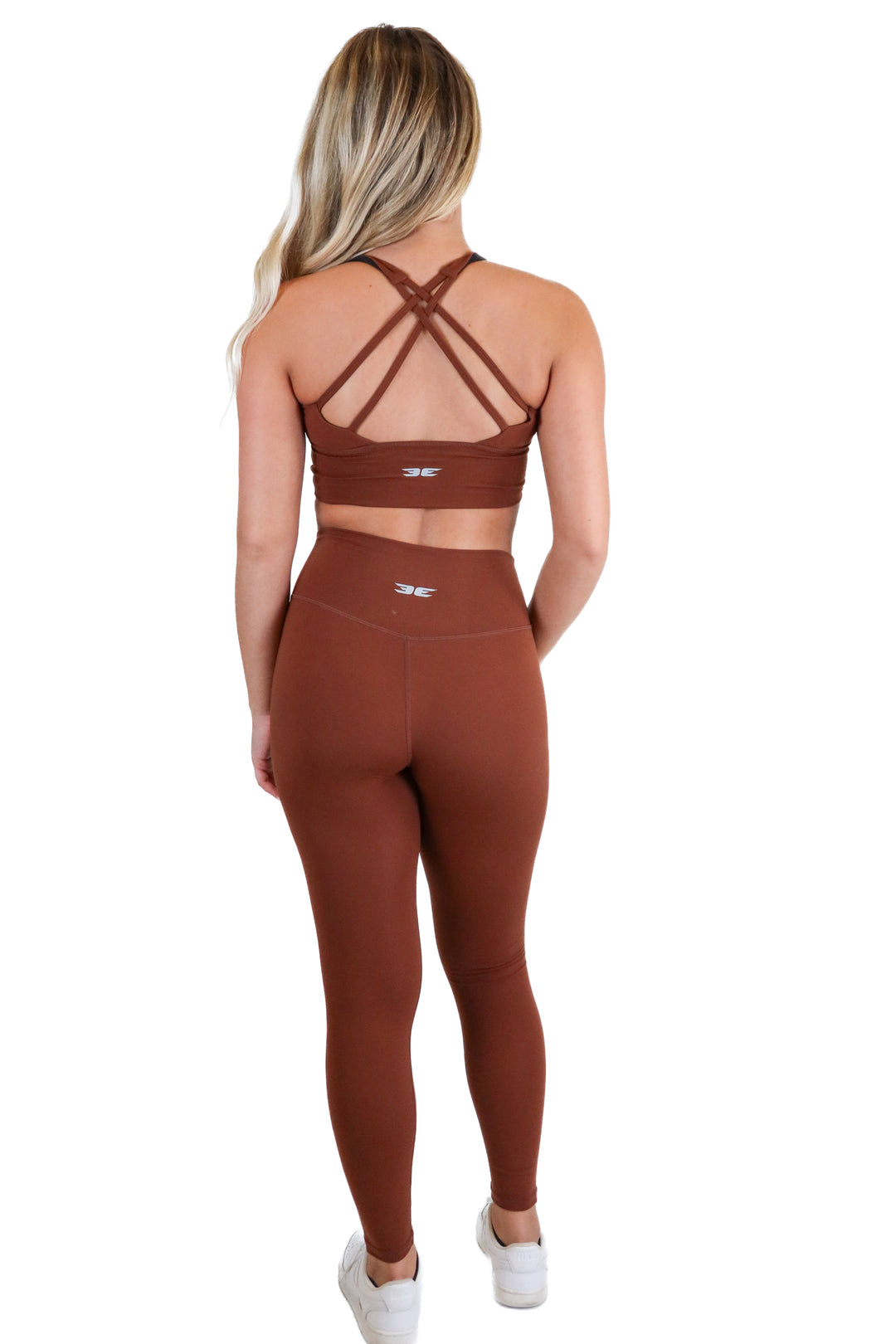 elite eleven brown activewear set (xs)