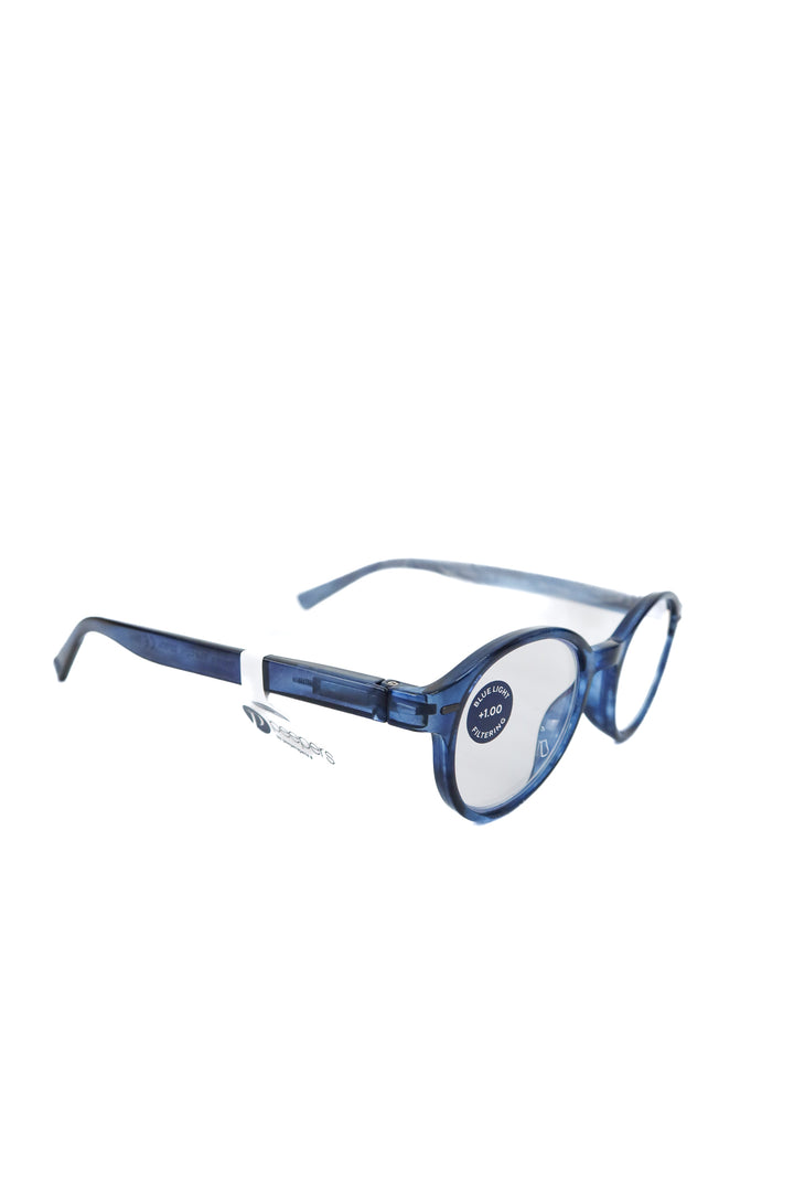 peepers dawson navy reading glasses (retail $49)