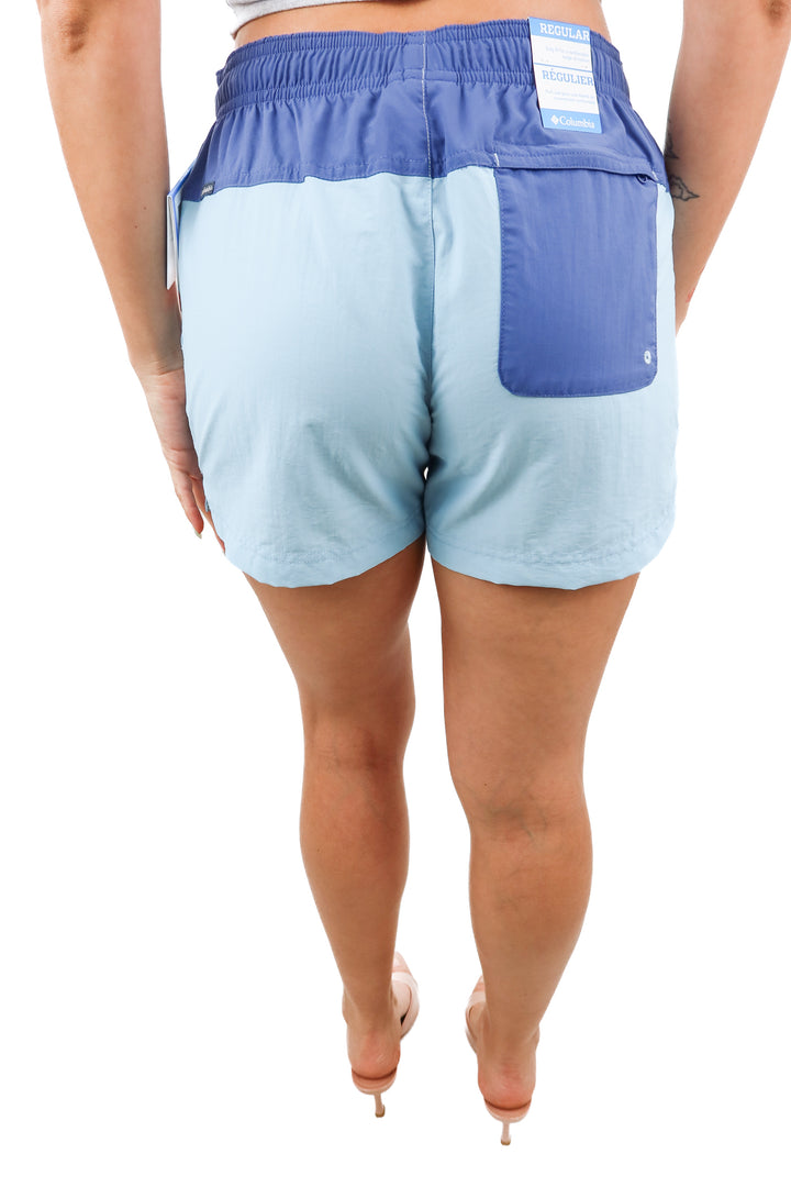 Columbia blue exercise shorts (S; retail $29.99)
