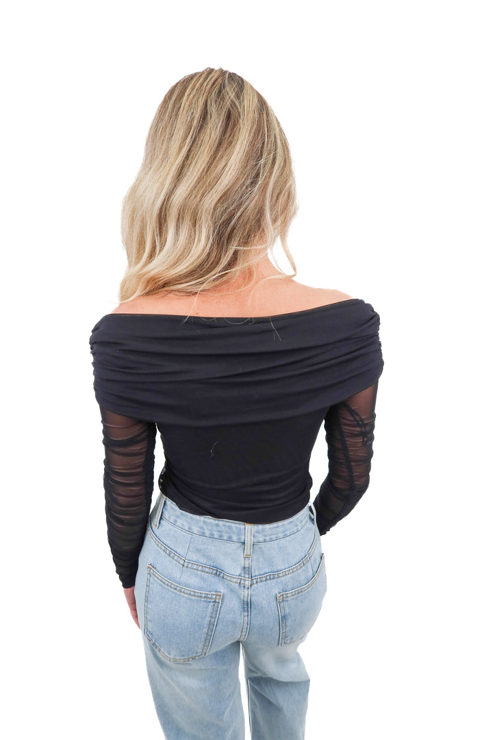 Showpo mesh black bodysuit (4)