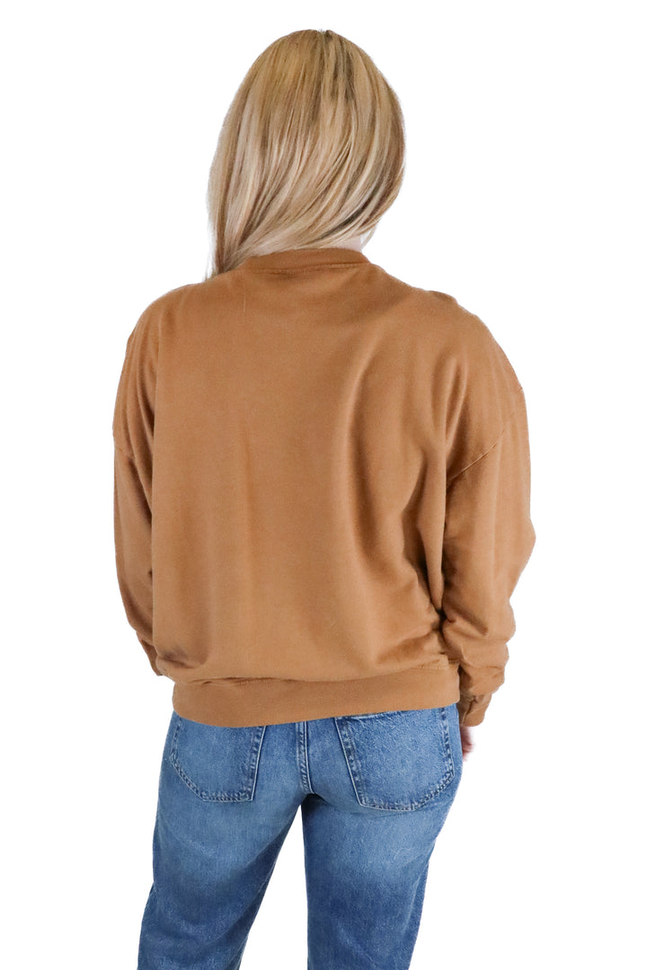 Casale Gals brown "Tutto Passa" sweatshirt (S)