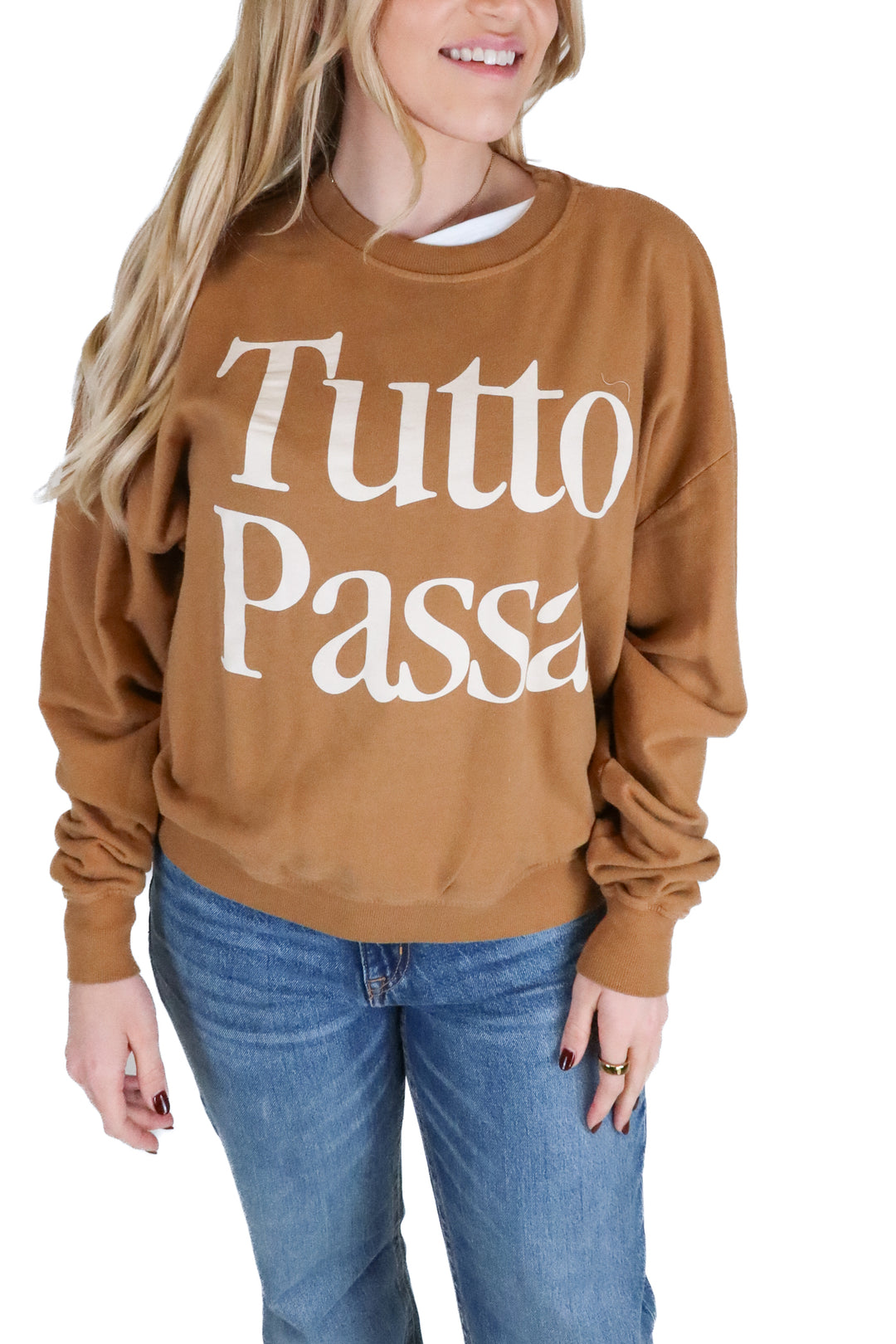 Casale Gals brown "Tutto Passa" sweatshirt (S)