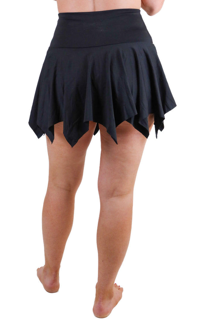 Halara Black Pixie Hem Mini Skort NWT (S; retail $39.95)