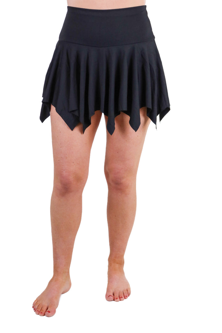 Halara Black Pixie Hem Mini Skort NWT (S; retail $39.95)