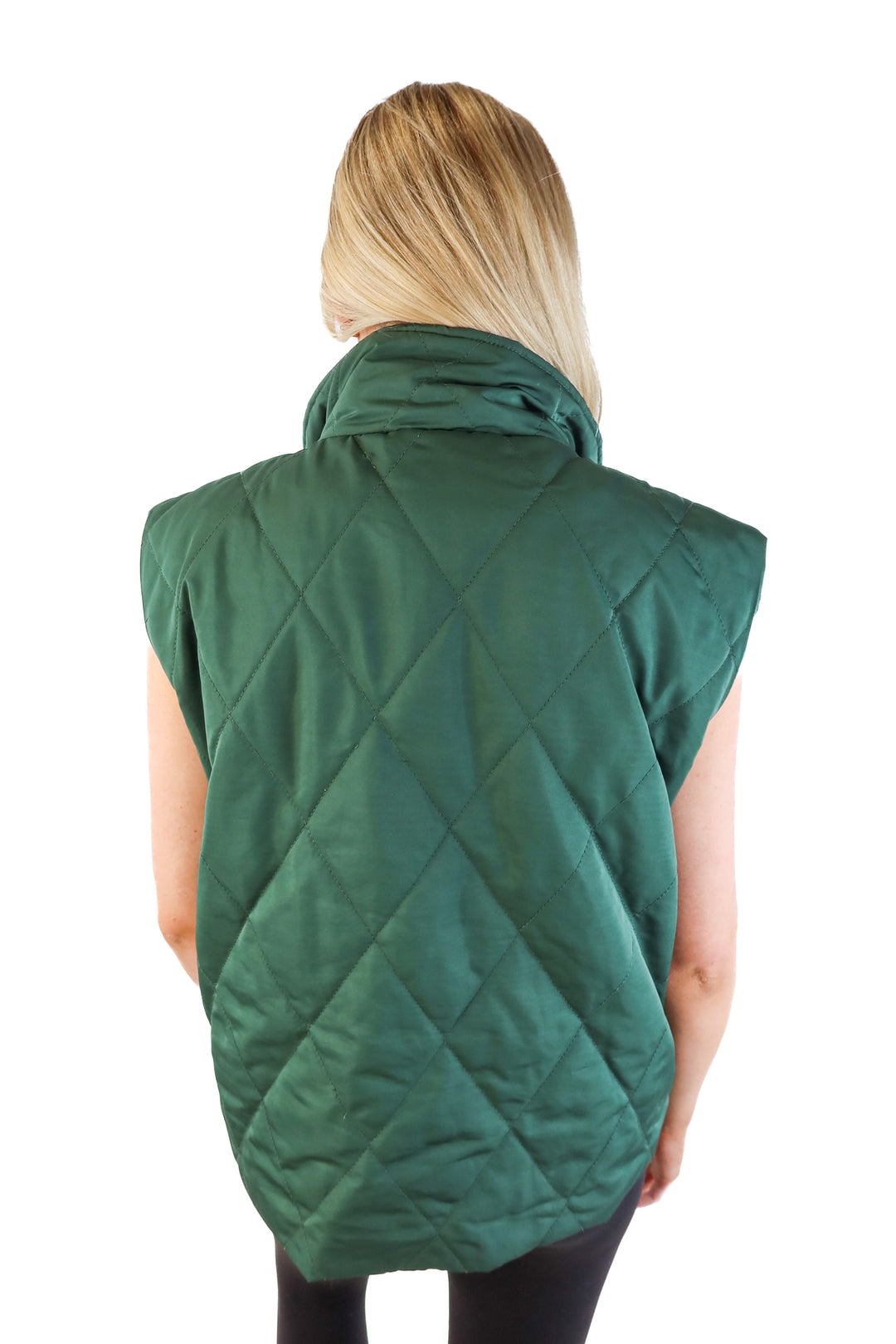 Superdown dark green vest (m; retails for $56)