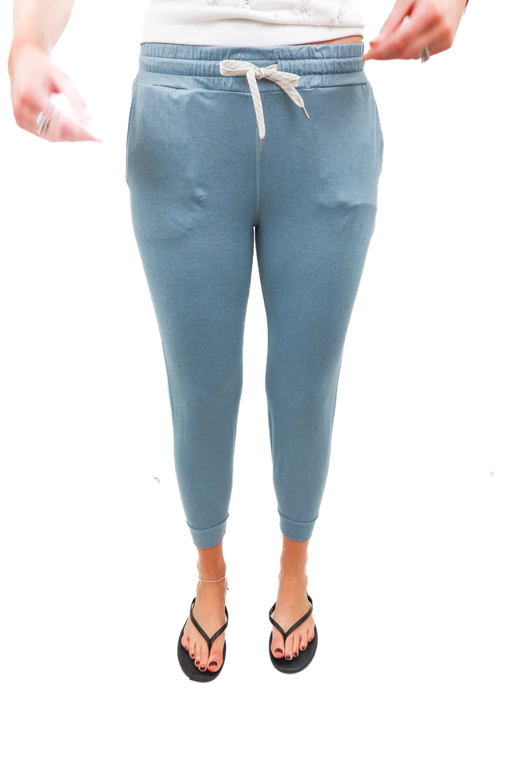 Vuori blue joggers (S; retail $94)