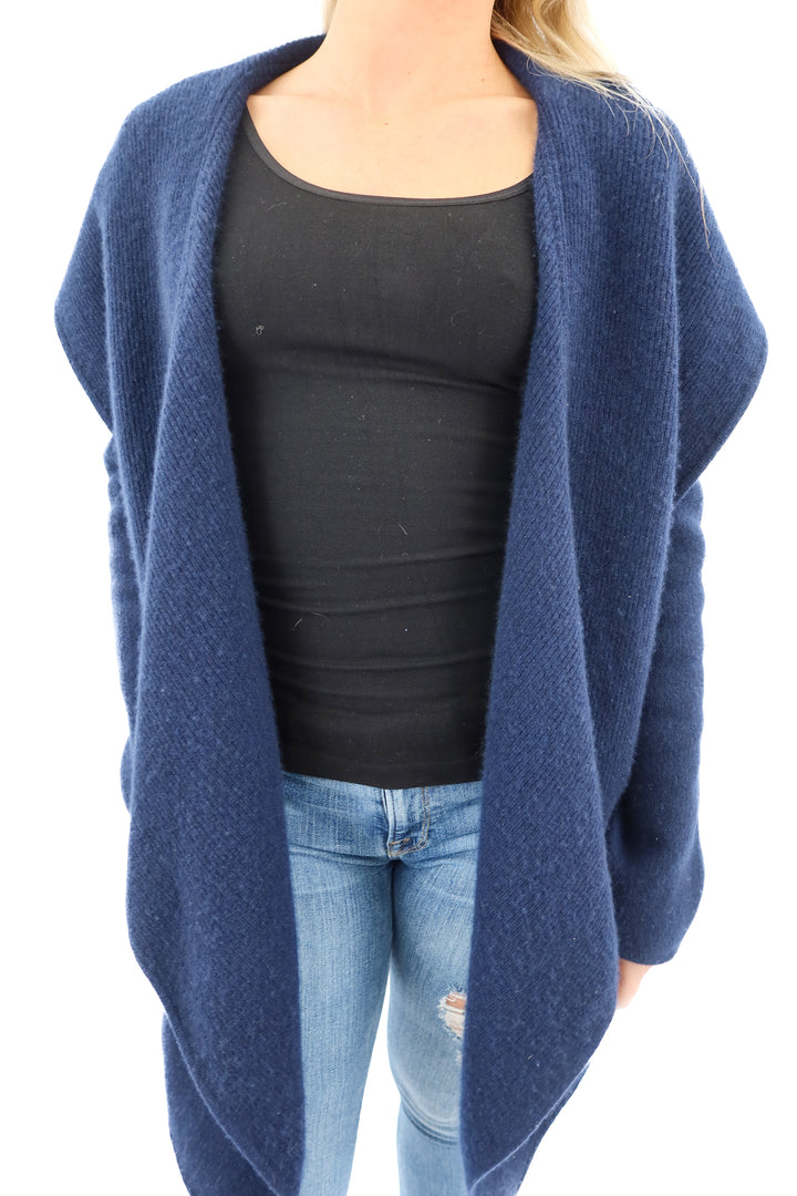 margaret o'leary navy cashmere cardigan (S; retail $558)