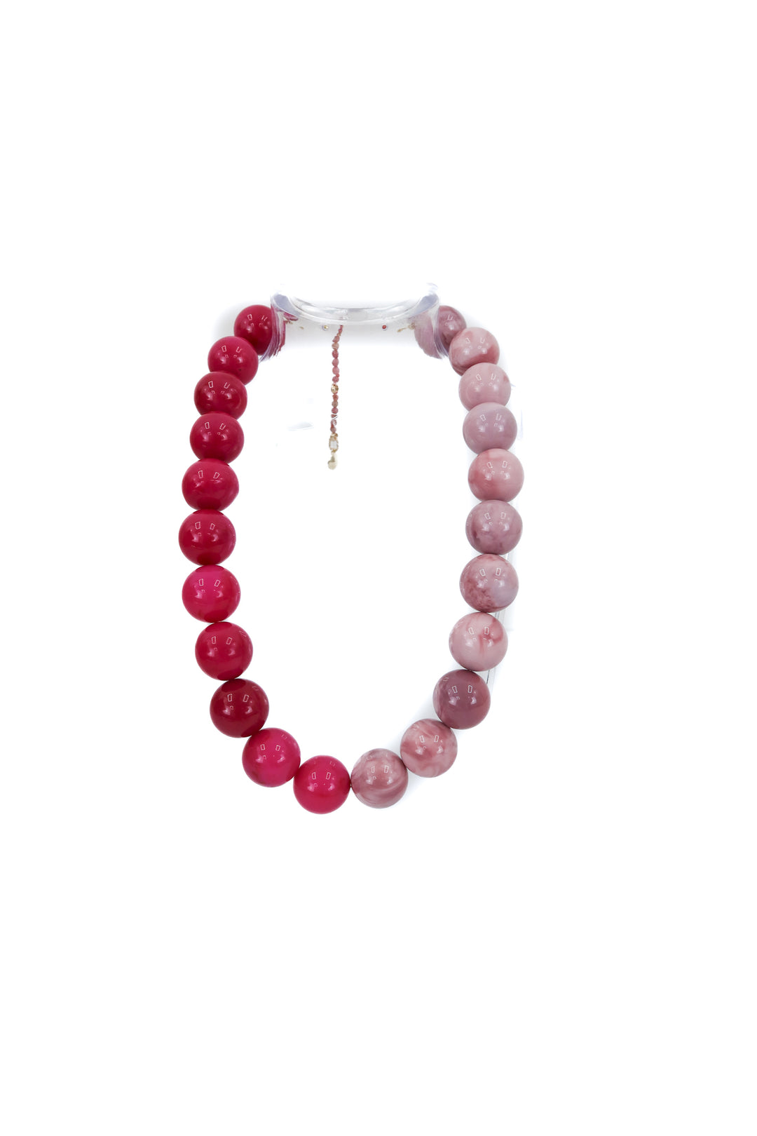 baublebar pink chunky beaded necklace