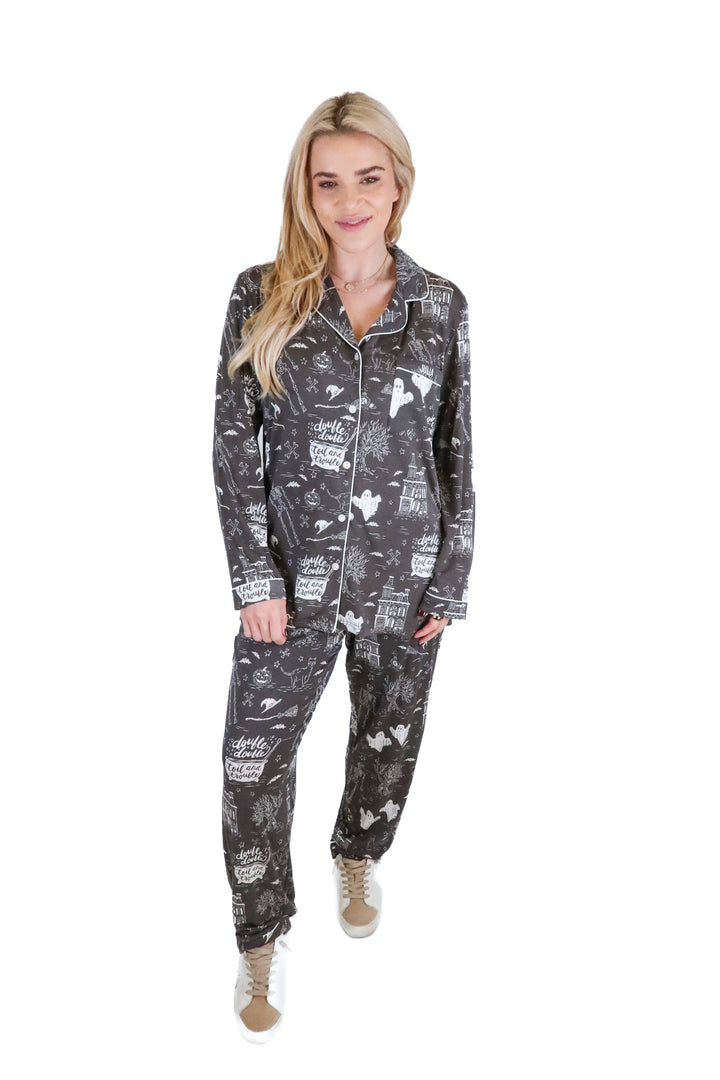 In My Sundays grey ghost pajamas NWT (M)