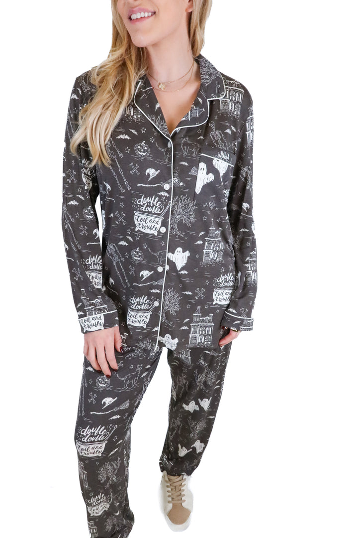 In My Sundays grey ghost pajamas NWT (M)