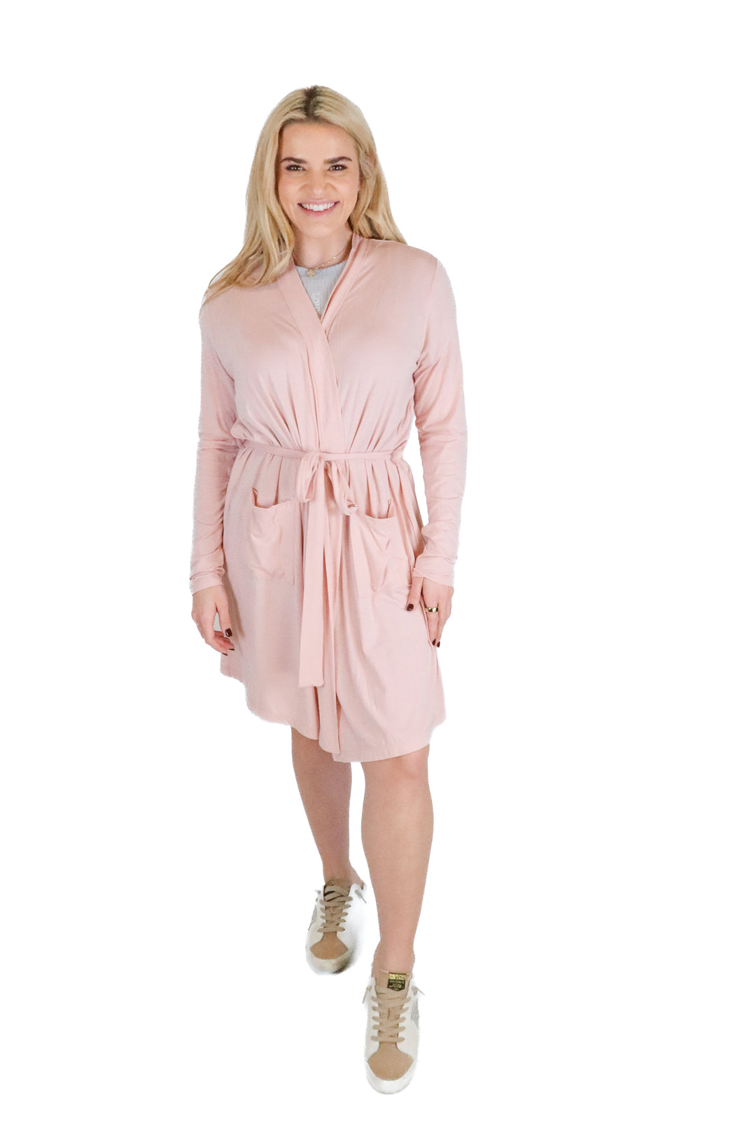 Tommy John light pink robe (S)