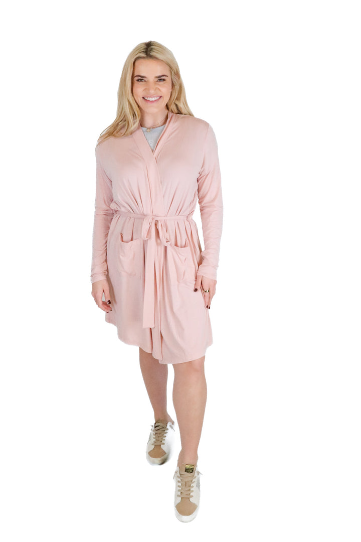 Tommy John light pink robe (S)