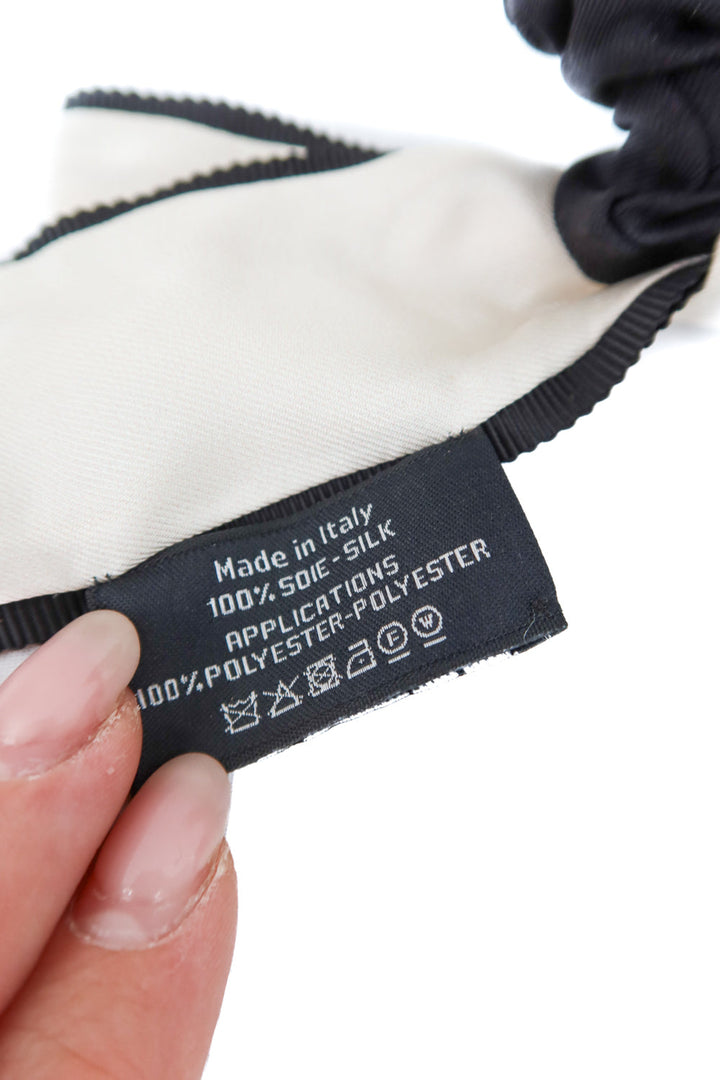 chanel silk hair tie (retail $895)