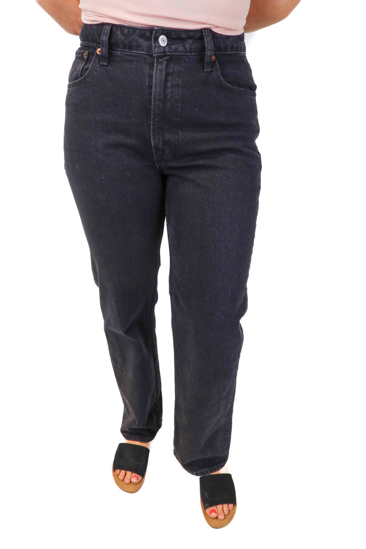 abercrombie & fitch 90's high rise jeans (6R)
