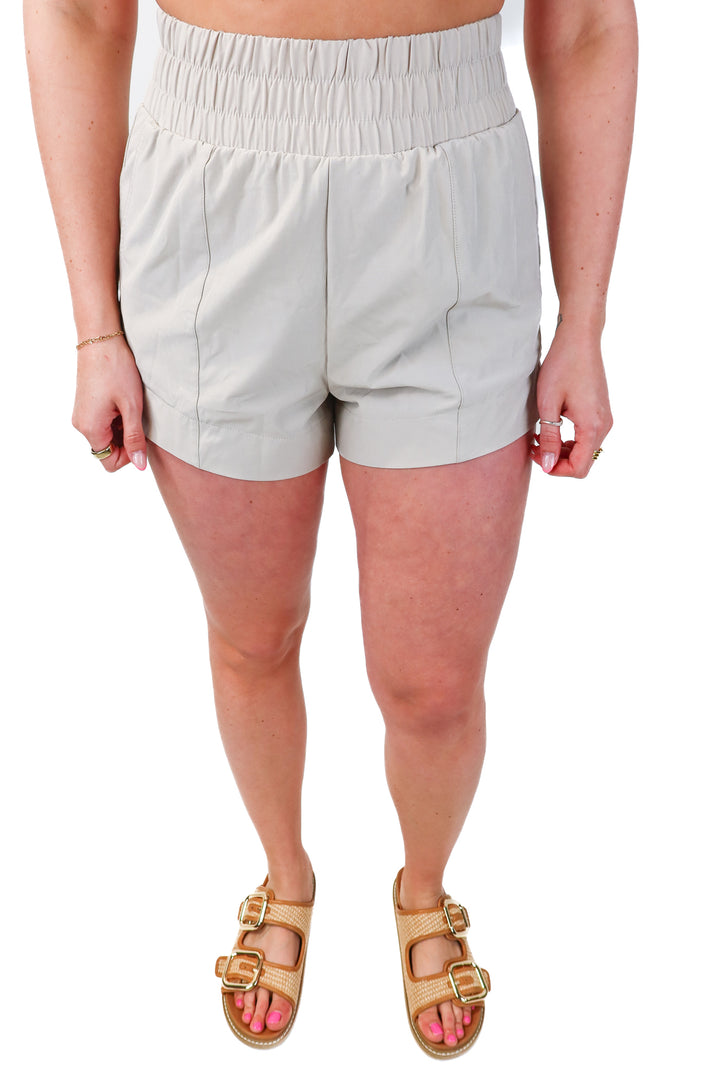 SOLD: abercrombie & fitch grey shorts (s)