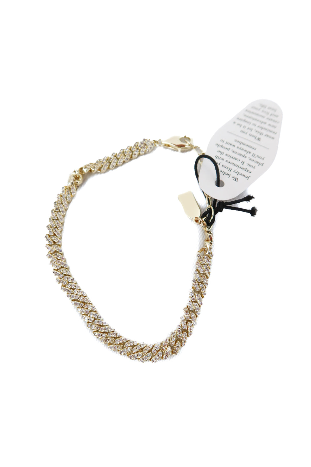 electric picks diamond bracelet (retail $88)