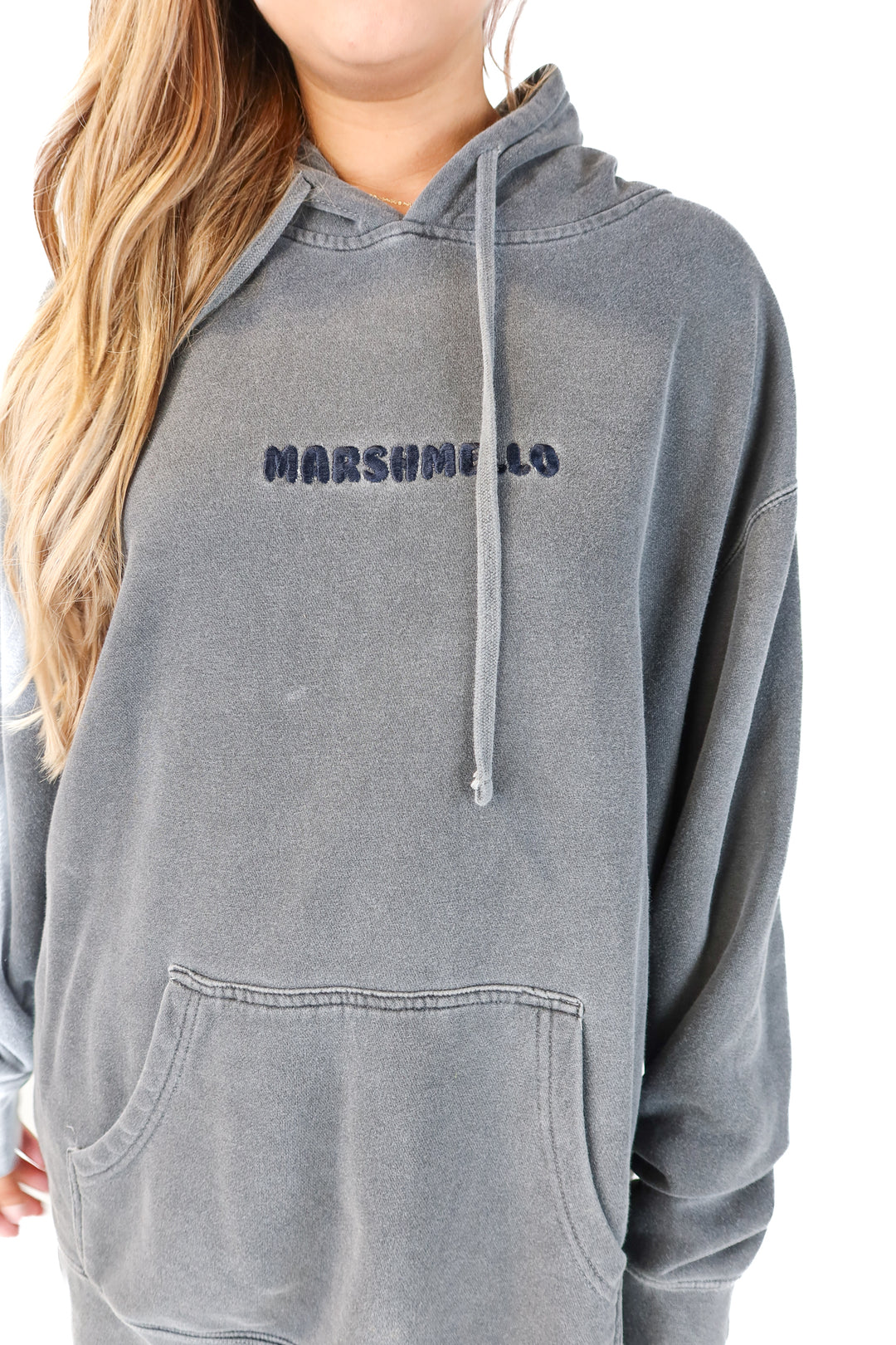 marshmello dark grey hoodie (xl; retail $70)