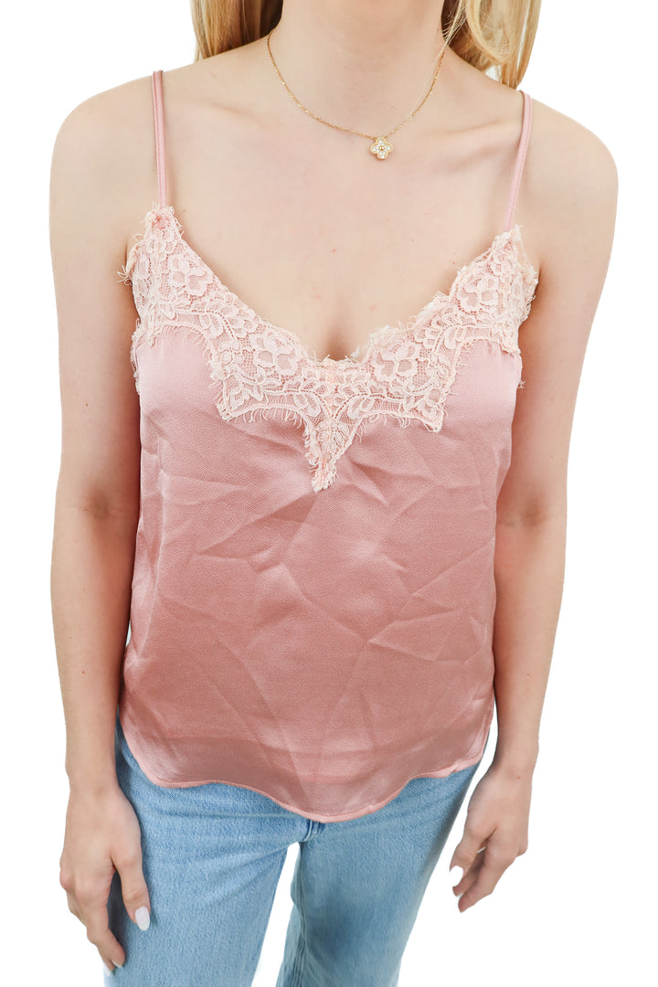 Heartloom pink lace cami (S; retail $89)