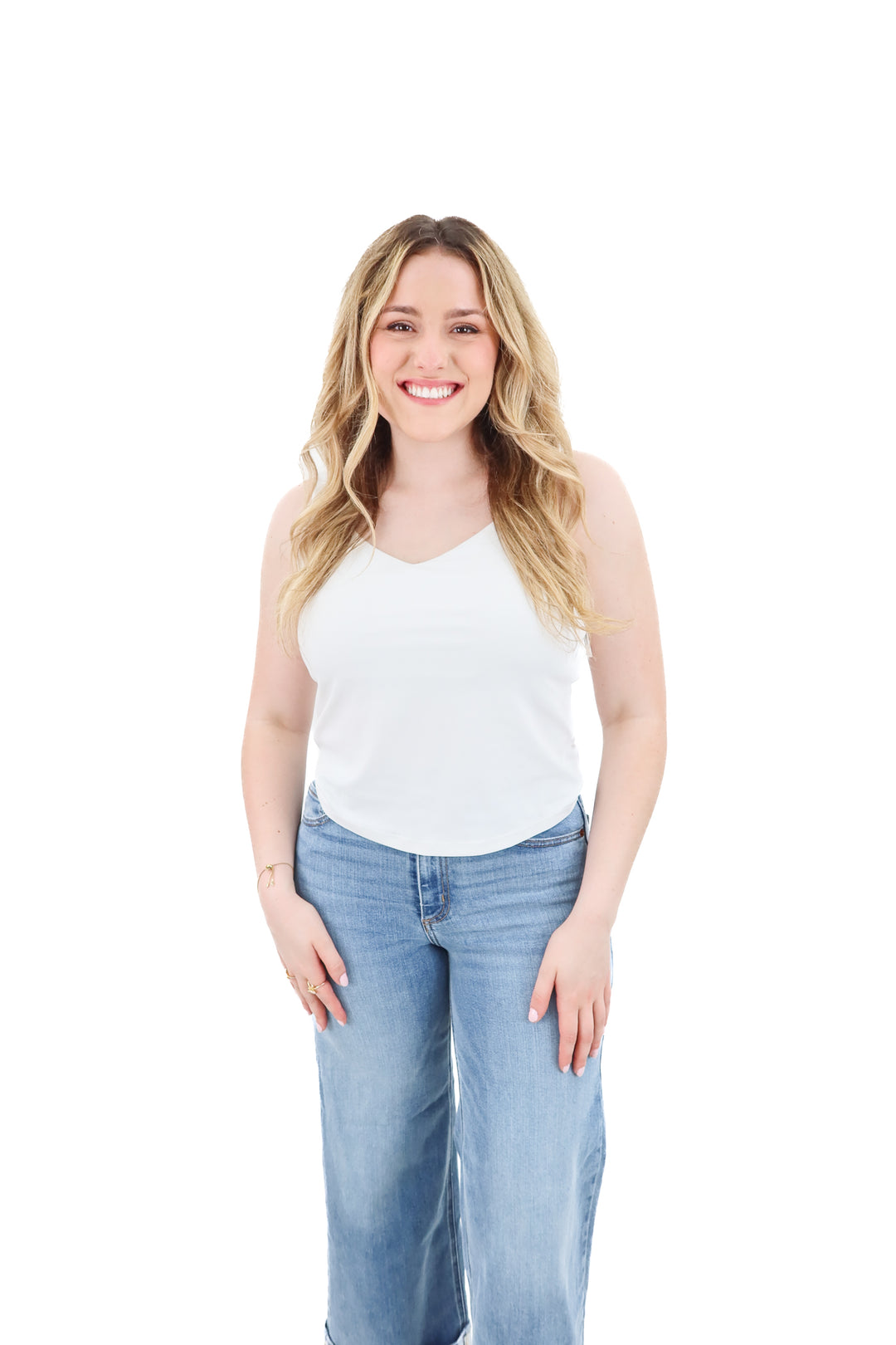 offline white padded tank (xl)