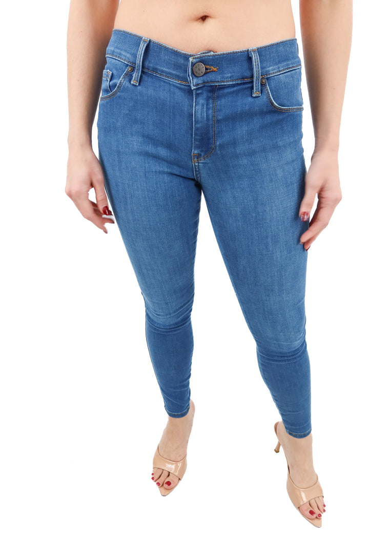 mott & bow medium wash mid rise skinny jeans (26)