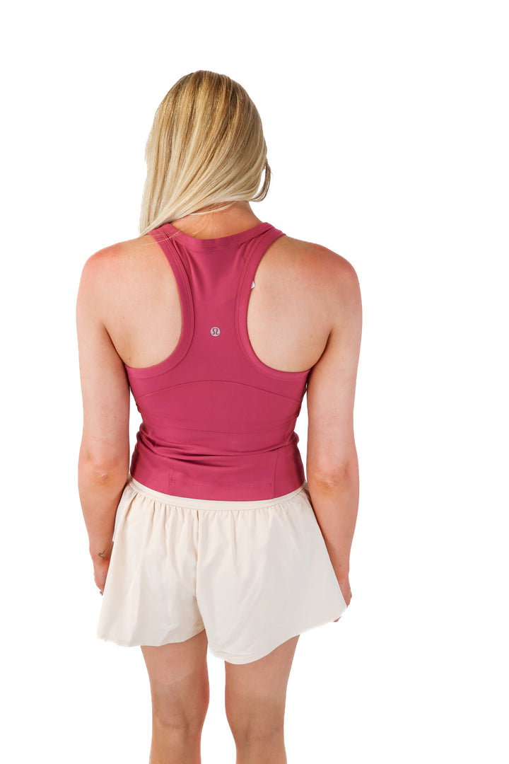 lululemon pink racerback tank (4*)