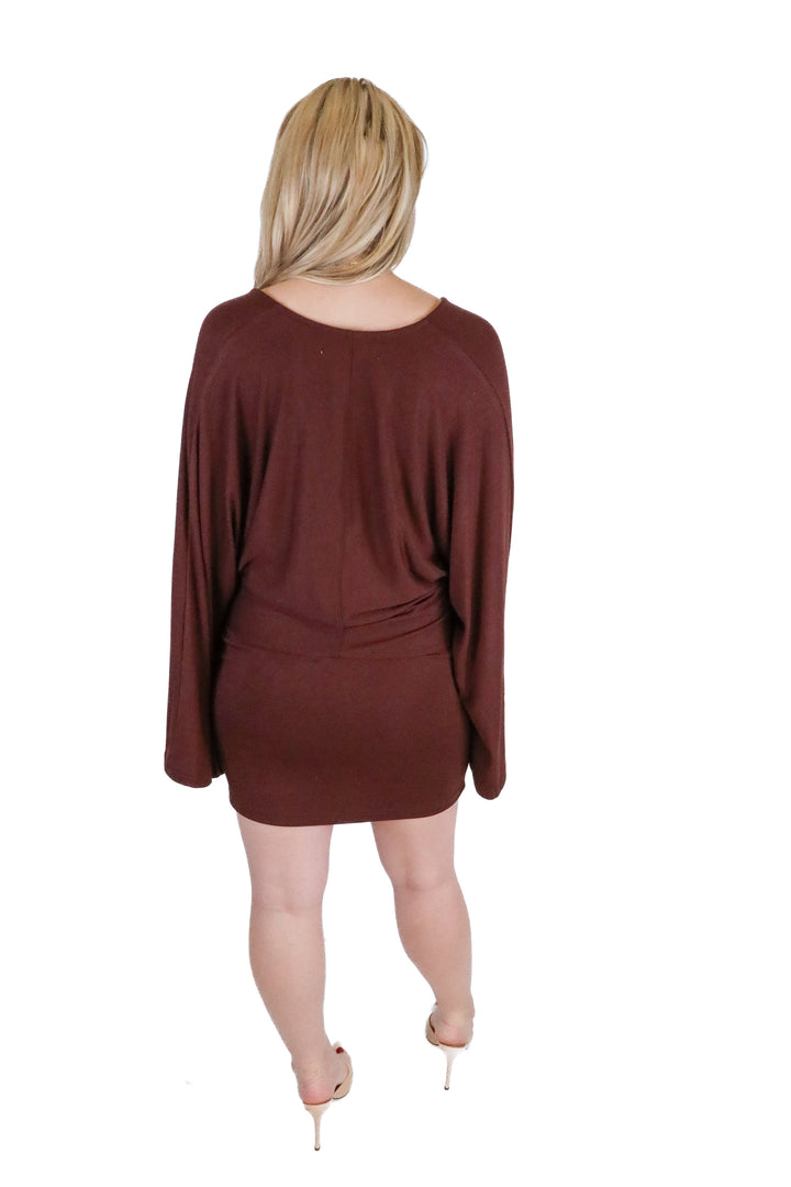 FP Beach Brown Mini Dress NWT (XS; retail $108)